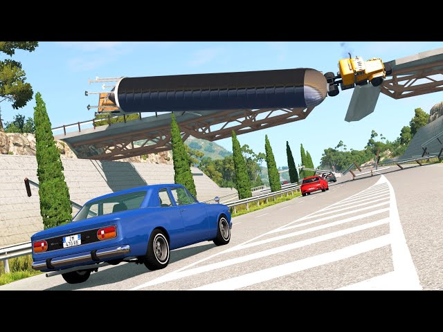 Collapsing Bridge Accidents | BeamNG.drive