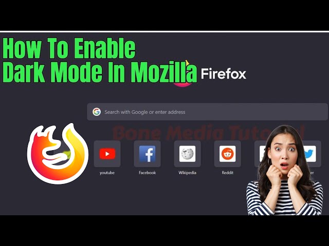 How To Enable Dark Mode In Mozilla Firefox Browser 2023 - How To Enable Dark Theme In Mozilla