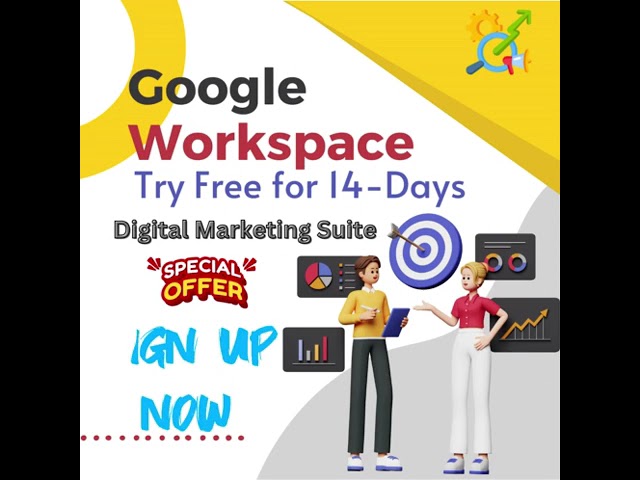 "Experience the Best of Google Workspace: 14 Days Free!" #GoogleWorkspace #TryForFree