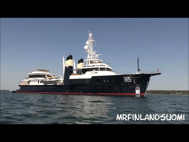 SHERPA Yacht At Åland 28 May 2024 owner is Jim Ratcliffe