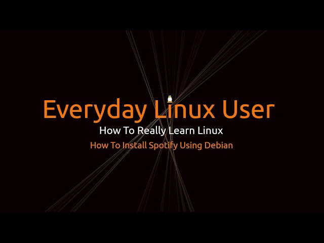How To Install Spotify Using Debian - via the .deb package