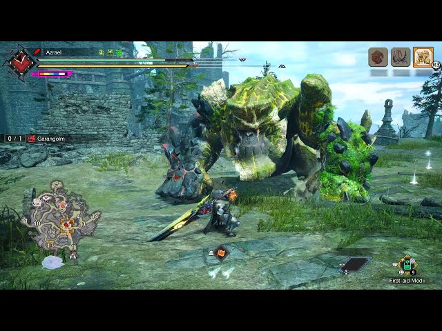 Monster Hunter Rise: Sunbreak | Garangolm toppled, dunked, killed | Greatsword
