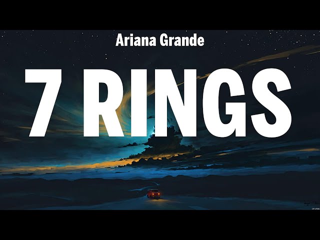 Ariana Grande - 7 rings (Lyrics) Lady Gaga, Bradley Cooper, Shawn Mendes, Ariana Grande