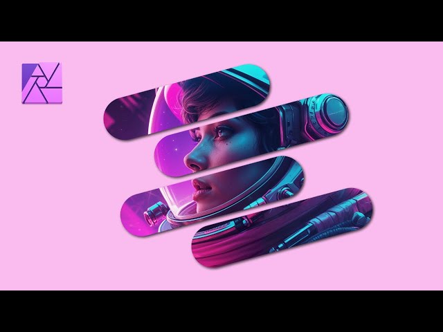 🔥 Stunning Photo Effect with Shapes & Clipping Masks in Affinity Photo! 🤩