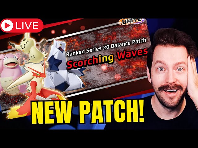 New SCORCHING WAVES Patch! spragels Pokemon Unite Stream