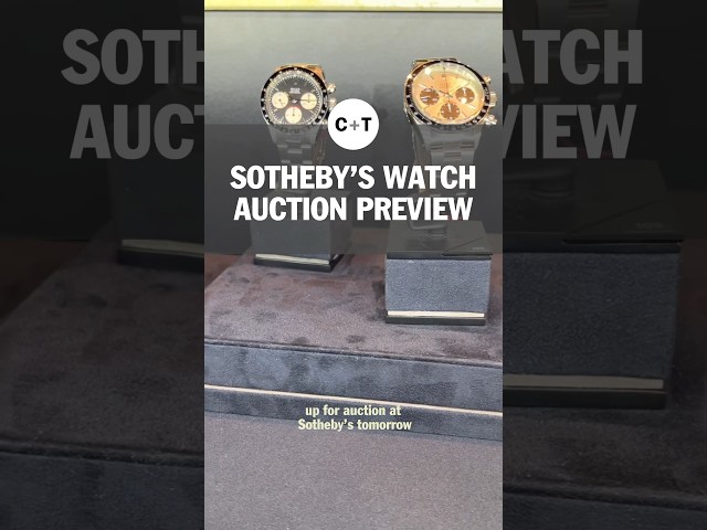 Sotheby’s “Important Watches” Auction Preview #watchdealer #vintagewatch #watchhunting #rolex #patek