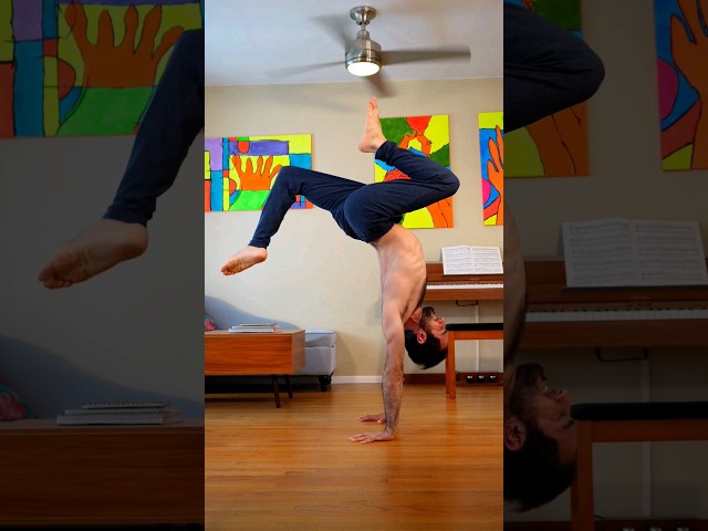 My favorite handstand shape: the Mexican (aka hollowback) handstand