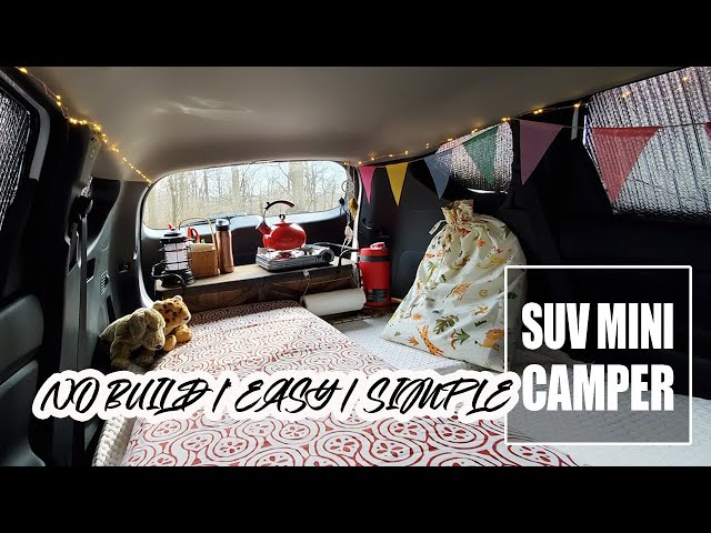 🚦🚘🚦 How to turn your SUV into a Camper * Easy NO BUILD Car Camper // 2020 HYUNDAI SANTA FE