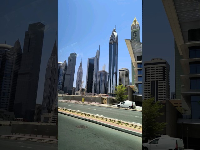 High rise buildings #dubai #sheikhzayedroad #burjkhalifa #emirates #dubailife #dubaicity #shorts
