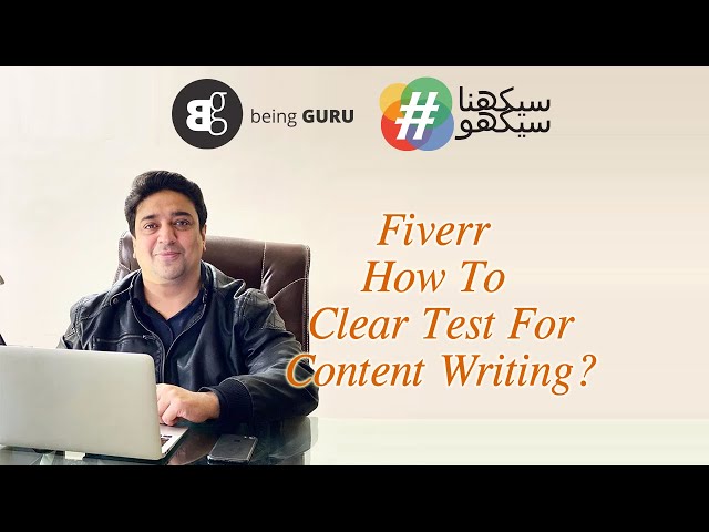 #30- How to clear test for content writing category on Fiverr