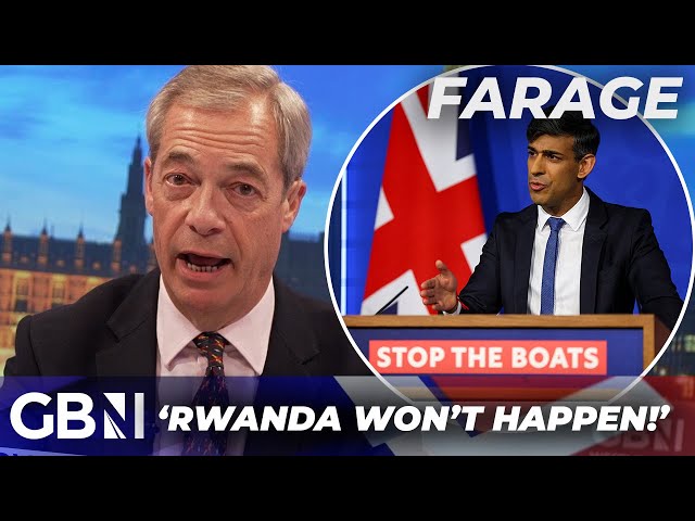 Farage predicts IMMINENT election as Sunak games public: 'Rwanda WON'T happen'