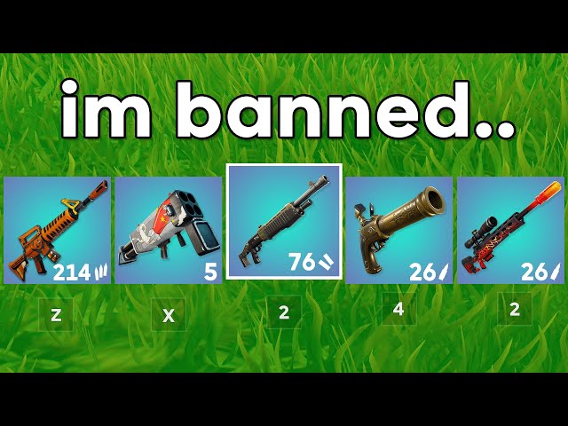 Fortnite With BANNED Exotic Weapons..