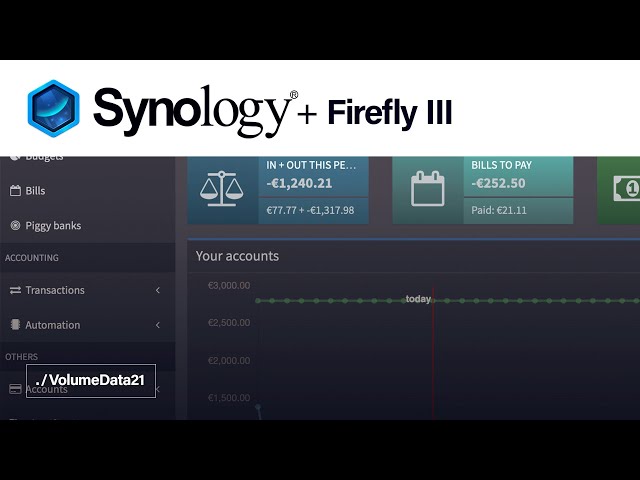 Install Firefly III + Data Importer on a Synology NAS (Personal finance manager)