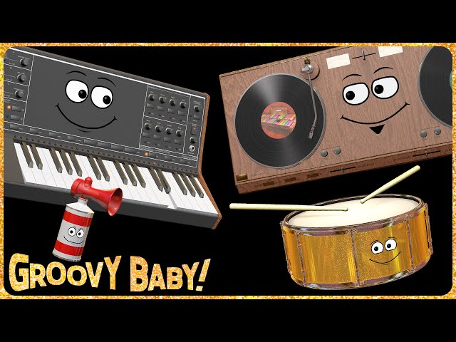 “Hip Hop!” – Baby Sensory Music Video – Funky Fresh Music with Animated Instruments