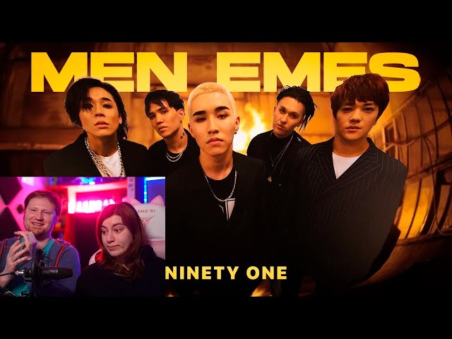 Реакция на NINETY ONE - MEN EMES | Official Music Video