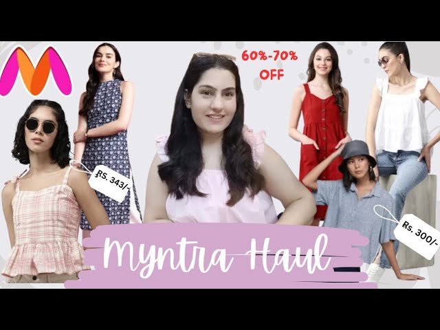 "Myntra Haul 2024: Tops, Dresses, Bags, Kurtis & More | Try-On & Review | Affordable & Trendy Picks"