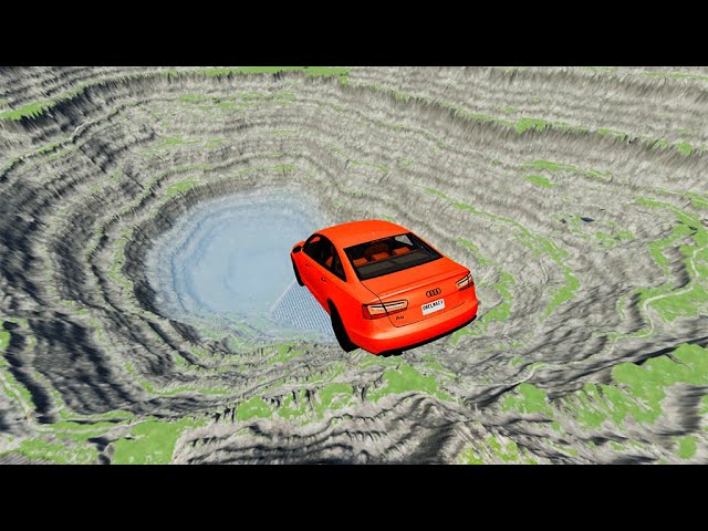 Audi A6 vs Leap of Death | BeamNG.drive