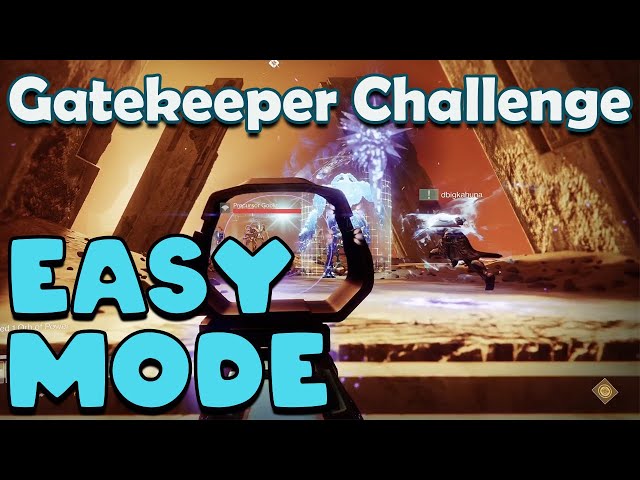Easy Strangers in Time Challenge Vault of Glass. Gatekeeper Challenge.