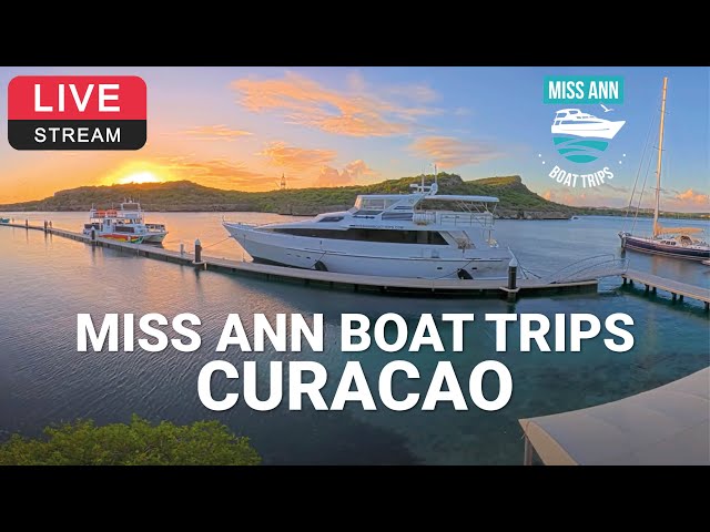 Barbara Beach | Curaçao | Miss Ann Boat Trips | LIVE WEBCAM