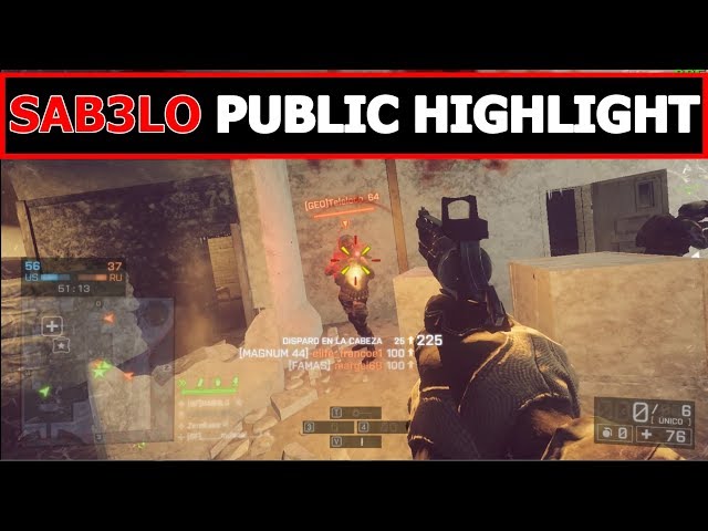 SAB3LO PUBLIC HIGHLIGHT #22 - Stream clips - Battlefield 4