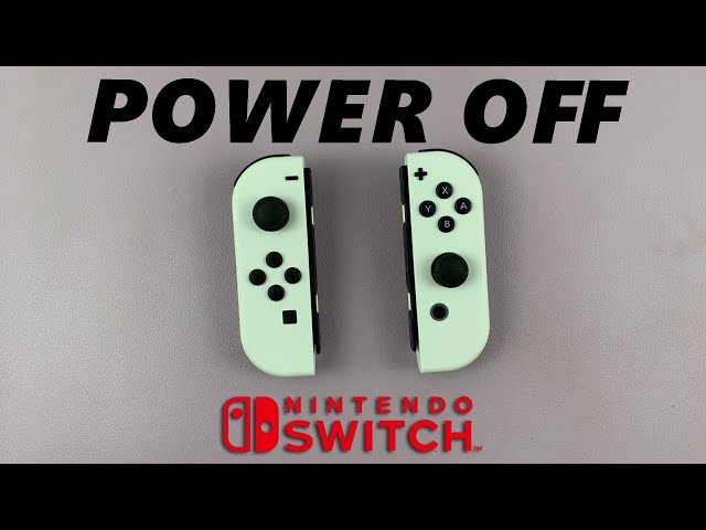How To Turn OFF Nintendo Switch JoyCons (Controllers)