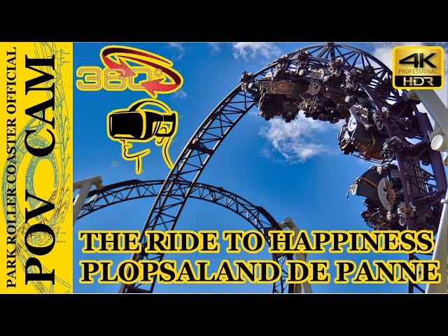 The Ride to Happiness by Tomorrowland - 360° - On Ride / POV CAM - Plopsaland de Panne