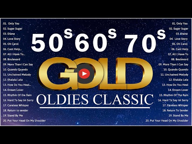 Roy Orbison, Neil Sedaka, The Platters, Paul Anka, The Marvelettes - Oldies But Goodies 50s 60s 70s
