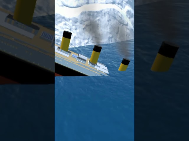 titanic sinking in real time #gaming