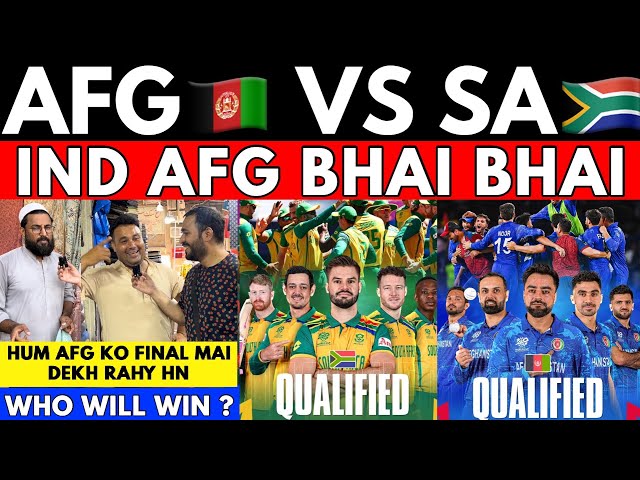 History Created AFG VS SA Semi Final | Who Will Win | IND VS ENG | Pak AFG Fans Reactions