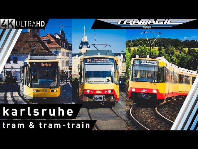 Karlsruhe: Tram & Tram-Train | 4K