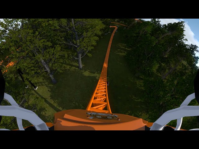 VR 360 Video Roller Coaster Ride Wild Acres Amusement Park Tiger