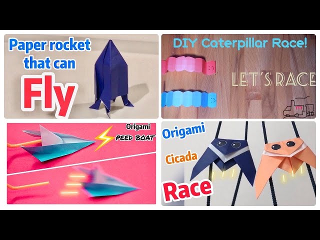 5 DIY Paper Toys Ideas! FUN Origami Paper Toys ideas! Fun Games!!!
