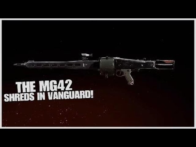 THE MG42 LMG SHREDS IN VANGUARD! (Build + gameplay, check desc.)