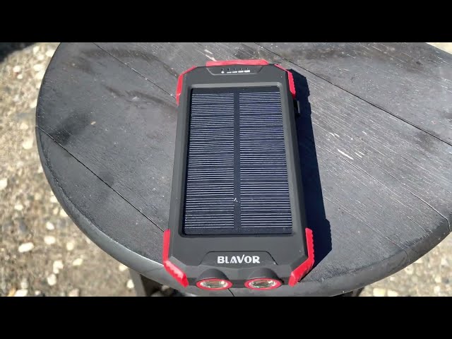 Blavor Model PN-W05 Solar panel didn't work 8-(   Review| Stacy Poulos Postcard Travelers