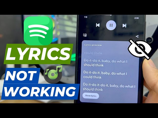 Spotify Lyrics Not Working Problem 2024 || Lyrics not showing