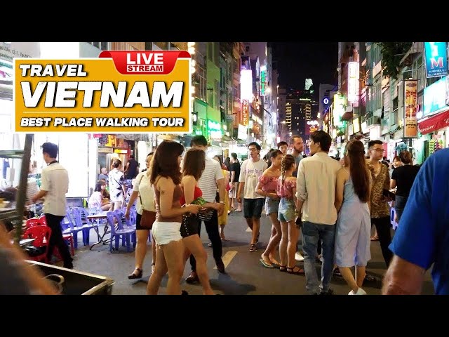 Vietnam Travel Live | Vietnam Live Night Street Walking Tour | Explore Hot Spots in Saigon, Vietnam