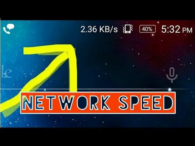 How to Display #NETWORK SPEED on phone status bar
