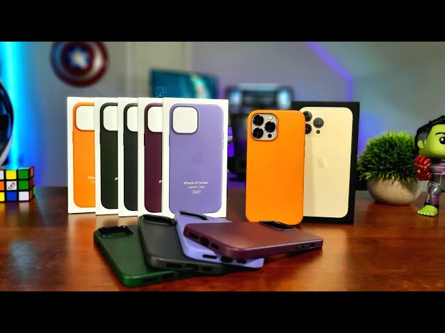 Official Apple iPhone 13 Pro Max Leather Case Line-Up (All Colors)