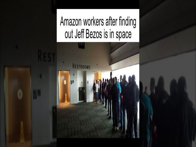 Jeff Bezos // amazon toilet break memes