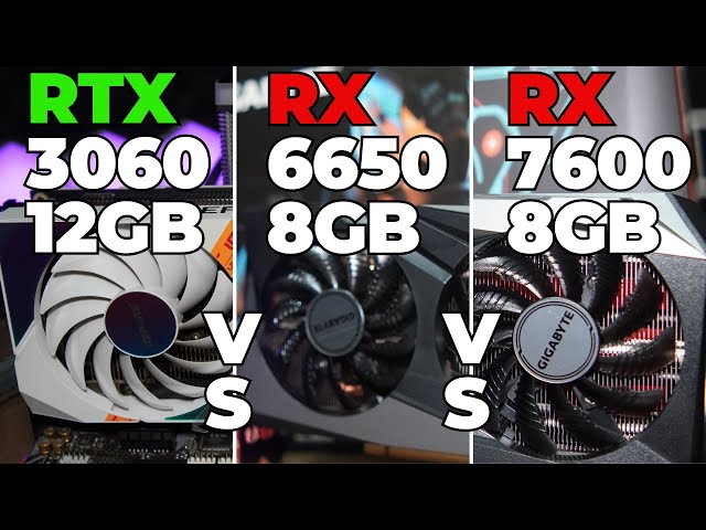 RTX 3060 12GB vs RX 6650 XT vs RX 7600 VIDEO - Testamos 10 Games 1080P | 2K | 4K