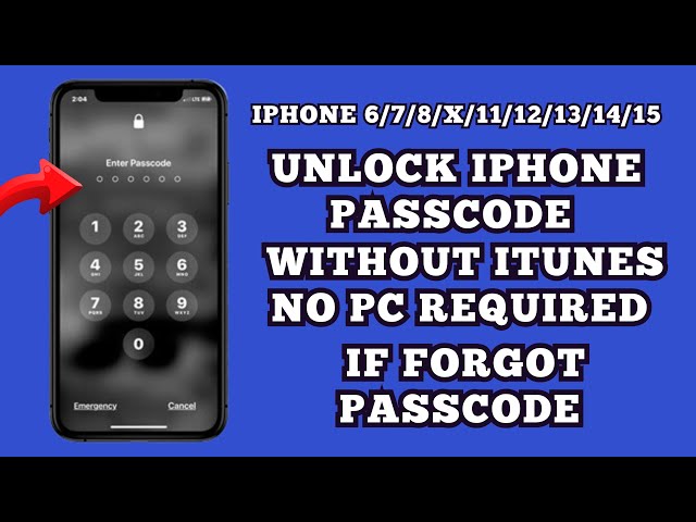 How To Unlock iPhone 4/5/6/7/8/X/11/12/13/14/15 Forgot Passcode Without Computer Or Data Losing 2024