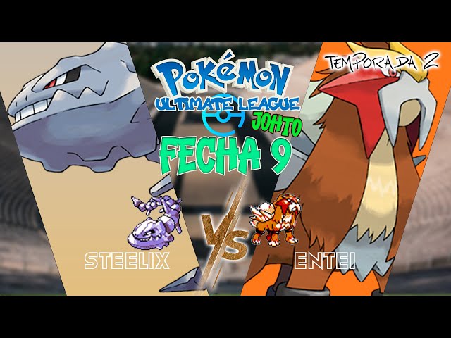 Duelo de GIGANTES! STEELIX vs. ENTEI. Liga Pokémon de Johto!