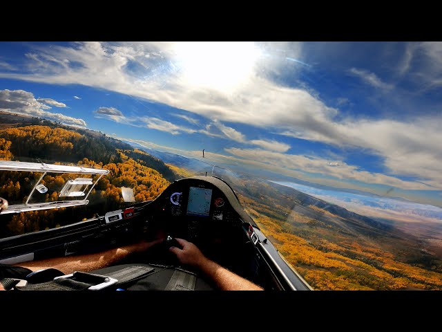 Glider Flying Over Amazing Fall Colors - Part 2 of 2