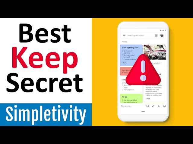 The Best Google Keep Trick for Your Phone #shorts