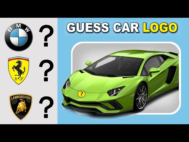 Guess The Car Brand By Car | Logo Quiz |Porsche|Lamborghini |Bugatti|FERRARI|Car Quiz |BMW|TESLA