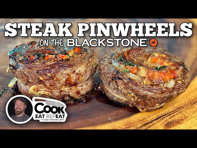 How to Make Steak Pinwheels on the Blackstone Griddle