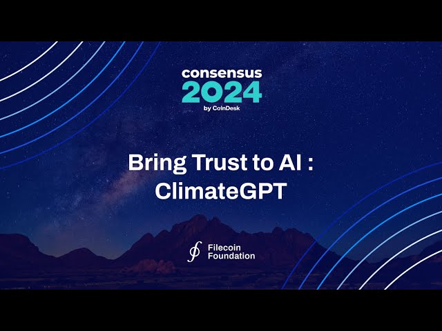 Bring Trust to AI : ClimateGPT | Consensus 2024