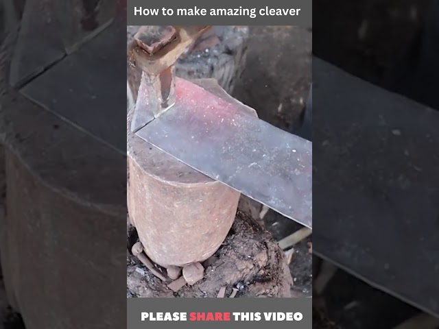 How to make cleaver from tractor disc #shorts #viral #shortsfeed
