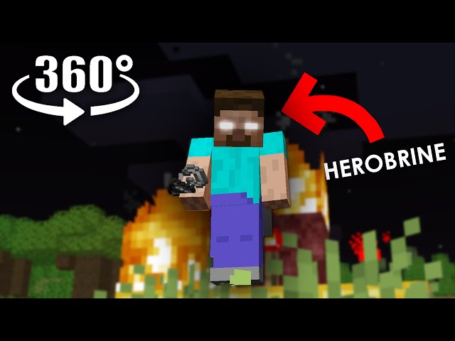 Steve is summoning Herobrine in Minecraft...