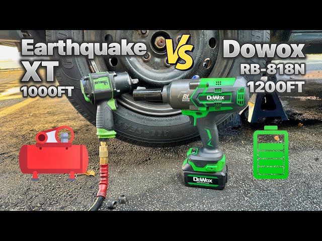 Dowox 1200FT-LBS Impact Driver - VS Earthquake XT 1000FT-LBS - 1 Clear Winner!